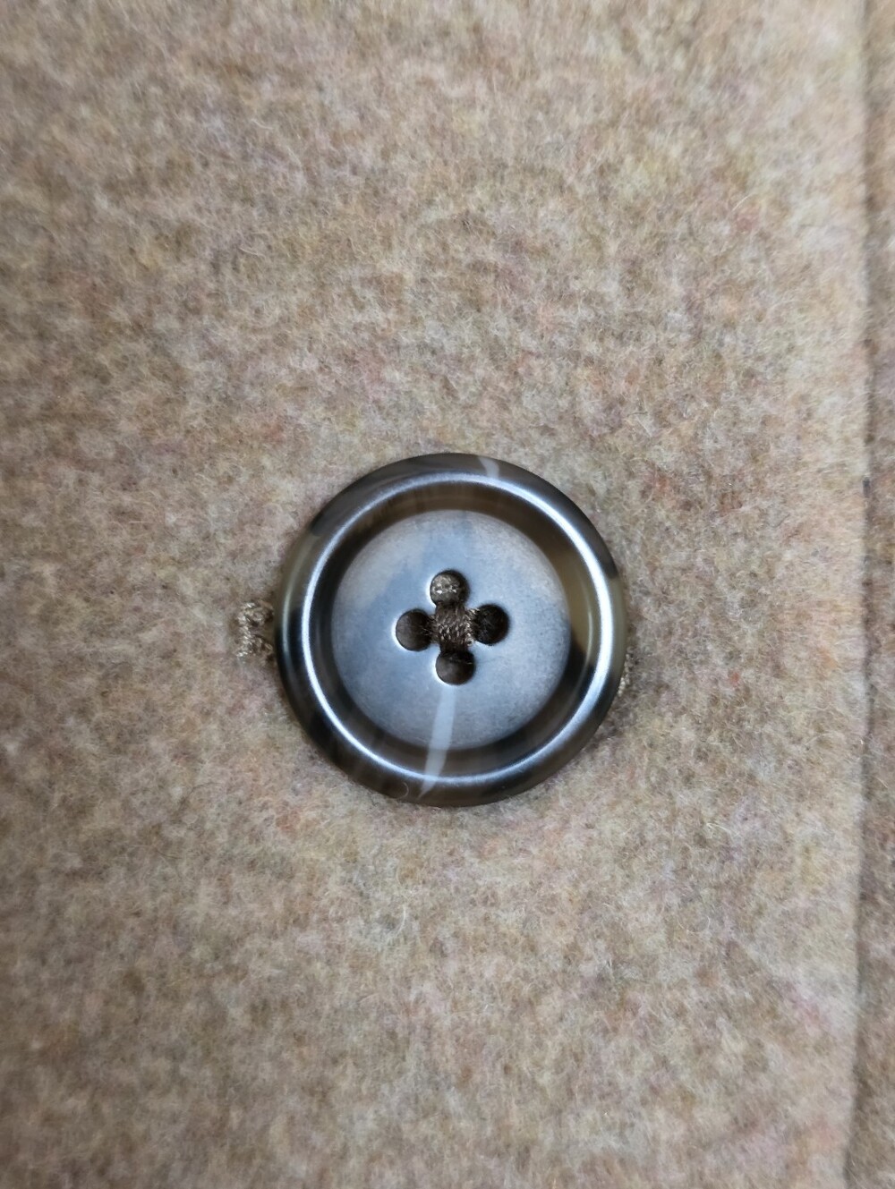 JCrew Camel Boiled Wool Blend Topcoat 12 Old Money Quiet Luxury Capsule Wardrobe - Picture 6 of 14